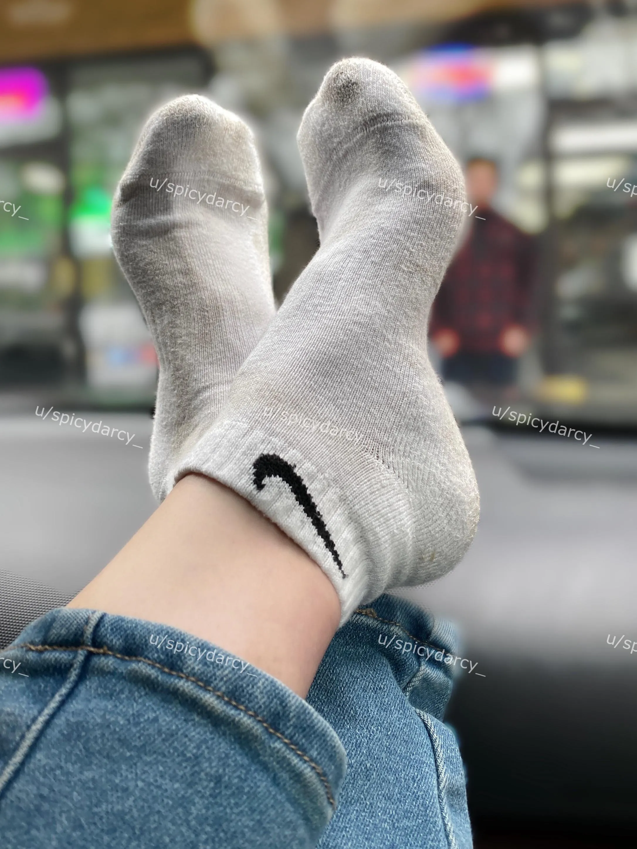 He could not help but stare at my Nikes [selling] [USA]