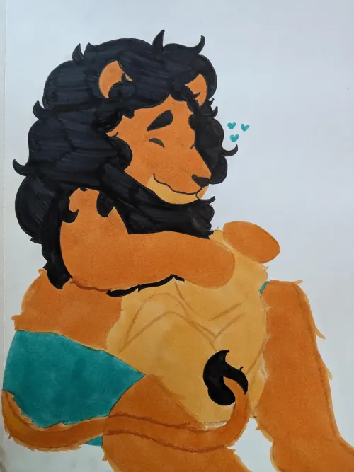 {Image} Big Cat big snack (Art by me!)