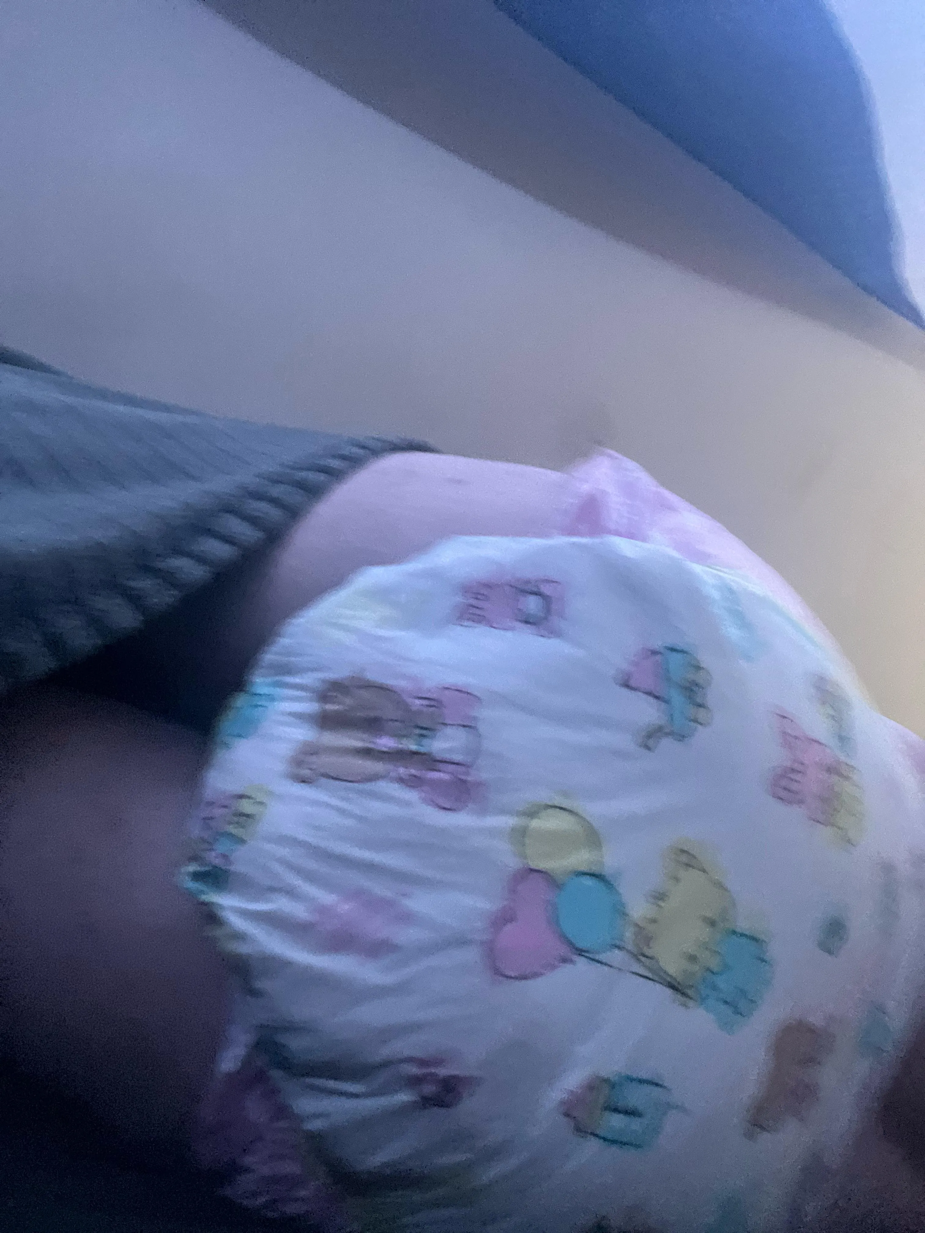 Imagine waking up in a messy diaper