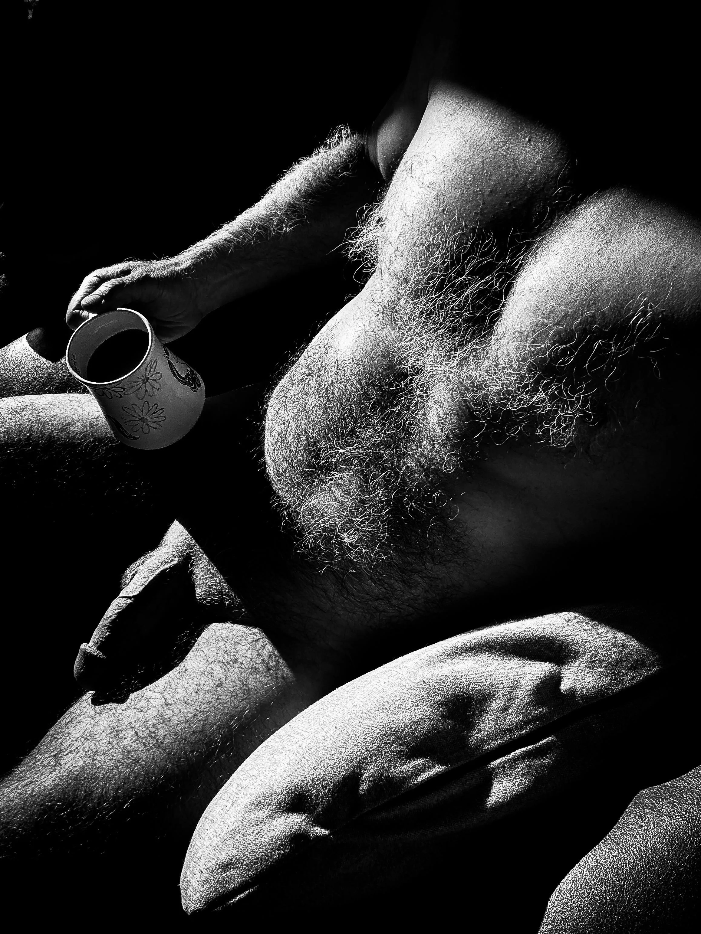 Morning coffee with some sun