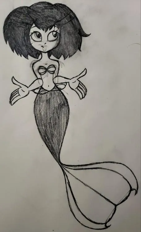 Peni Parker as a Mermaid wants to be part of your dimension.