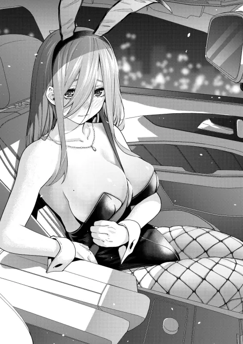 Sexy Bunny Girl Miku In Her Car