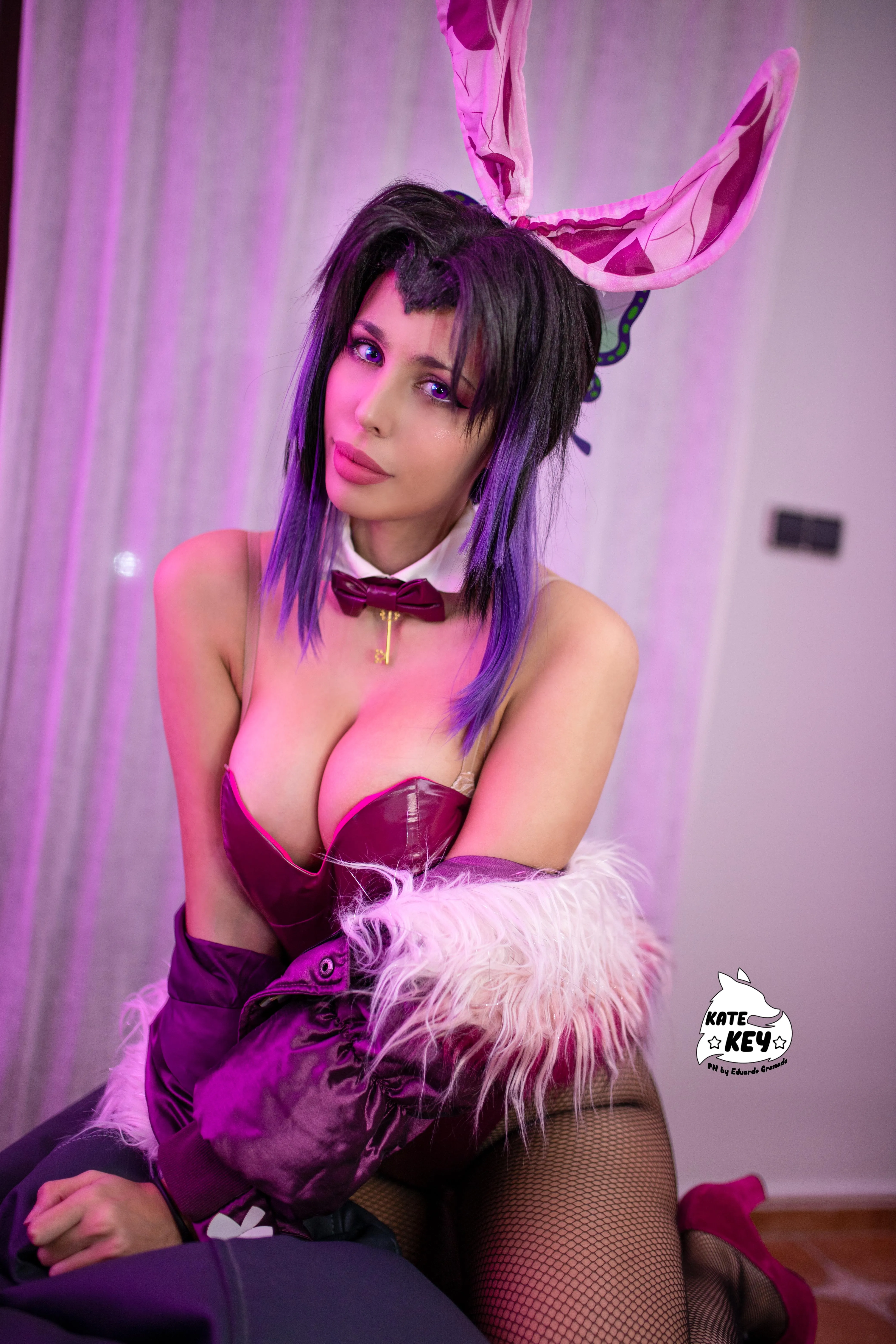 Shinobu bunny from Kimetsu no Yaiba by Kate Key Cosplay