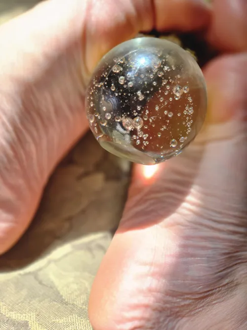 The crystal ball between my soles revealed your fate… You're falling for me — one toe at a time. Want a haunting foot pic and my sinful little menu? Comment 