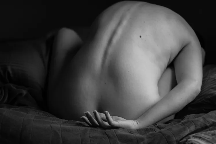 well it hides in the dark like a withering vein // we didn't give it a mouth, so it cannot complain (self shot)