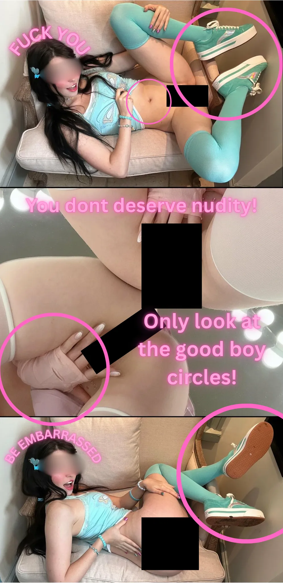 You don't deserve nudity. Accept it.