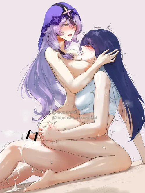 Acheron x Black Swan (Mona Luna) [Honkai]