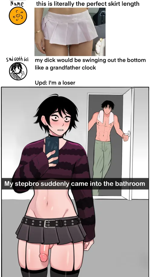 Goth femboy - 1/? [by Yaplov]