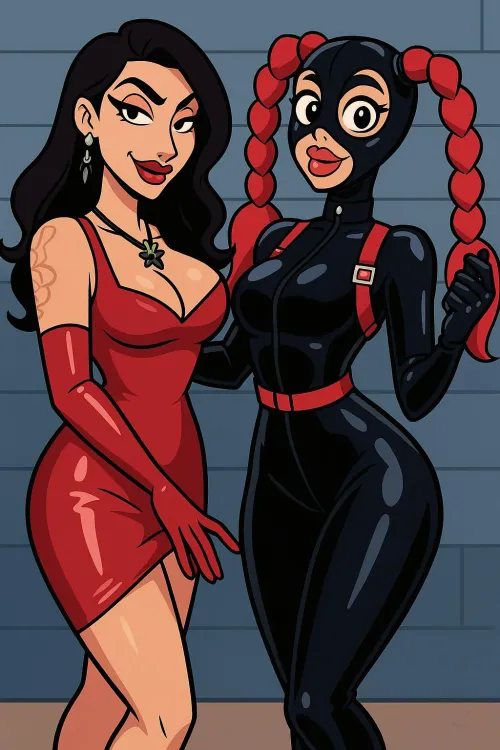 Mistress and sissy gimp