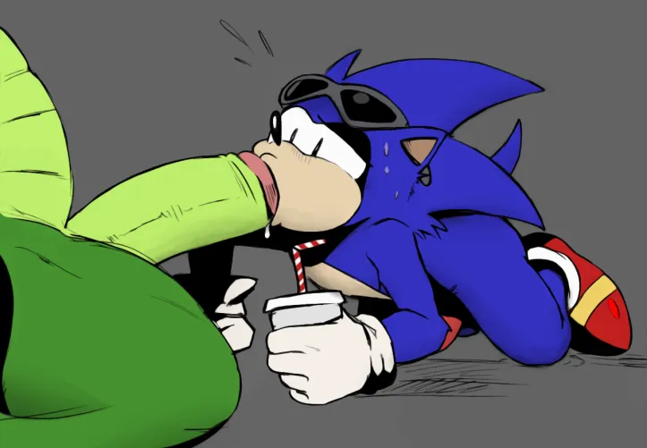 Sonic Sucks Vector's Dick [MM] (DaftPatriot)