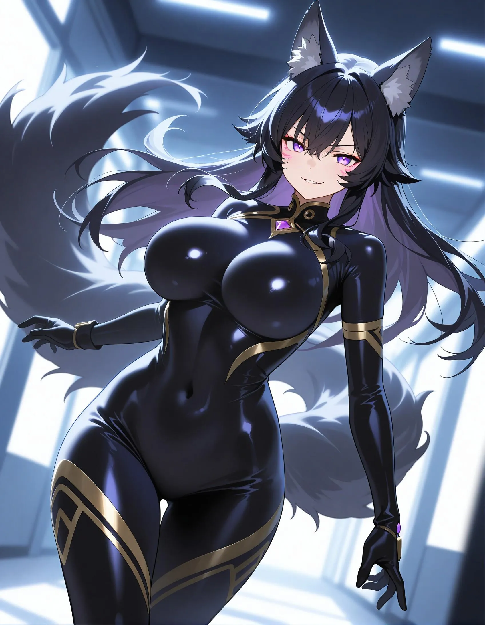 [The Eminence In Shadow] Delta strutting down the hall (Moescape AI)