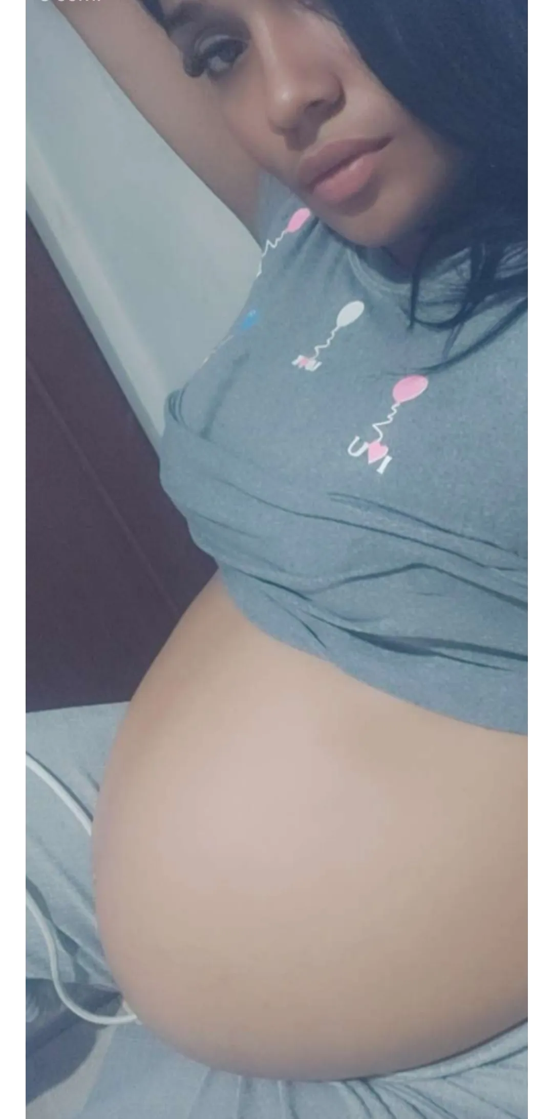 Would you like to fill my belly with milk or my face?