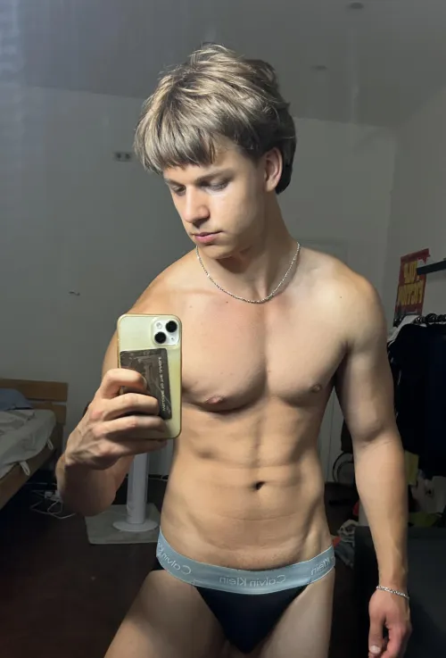 (20)Do you like my jockstrap?