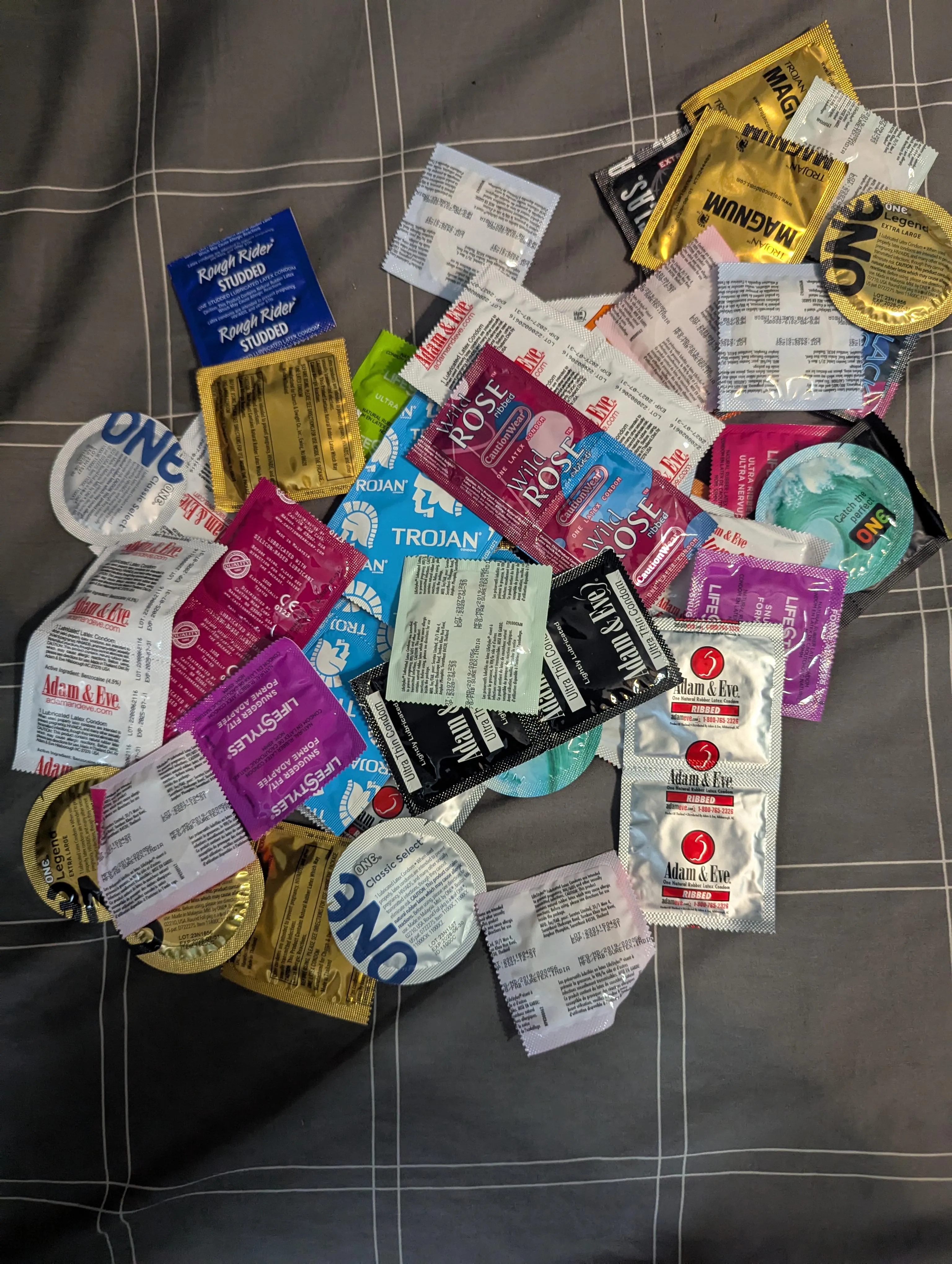 Bought a toy and got hella condoms with it
