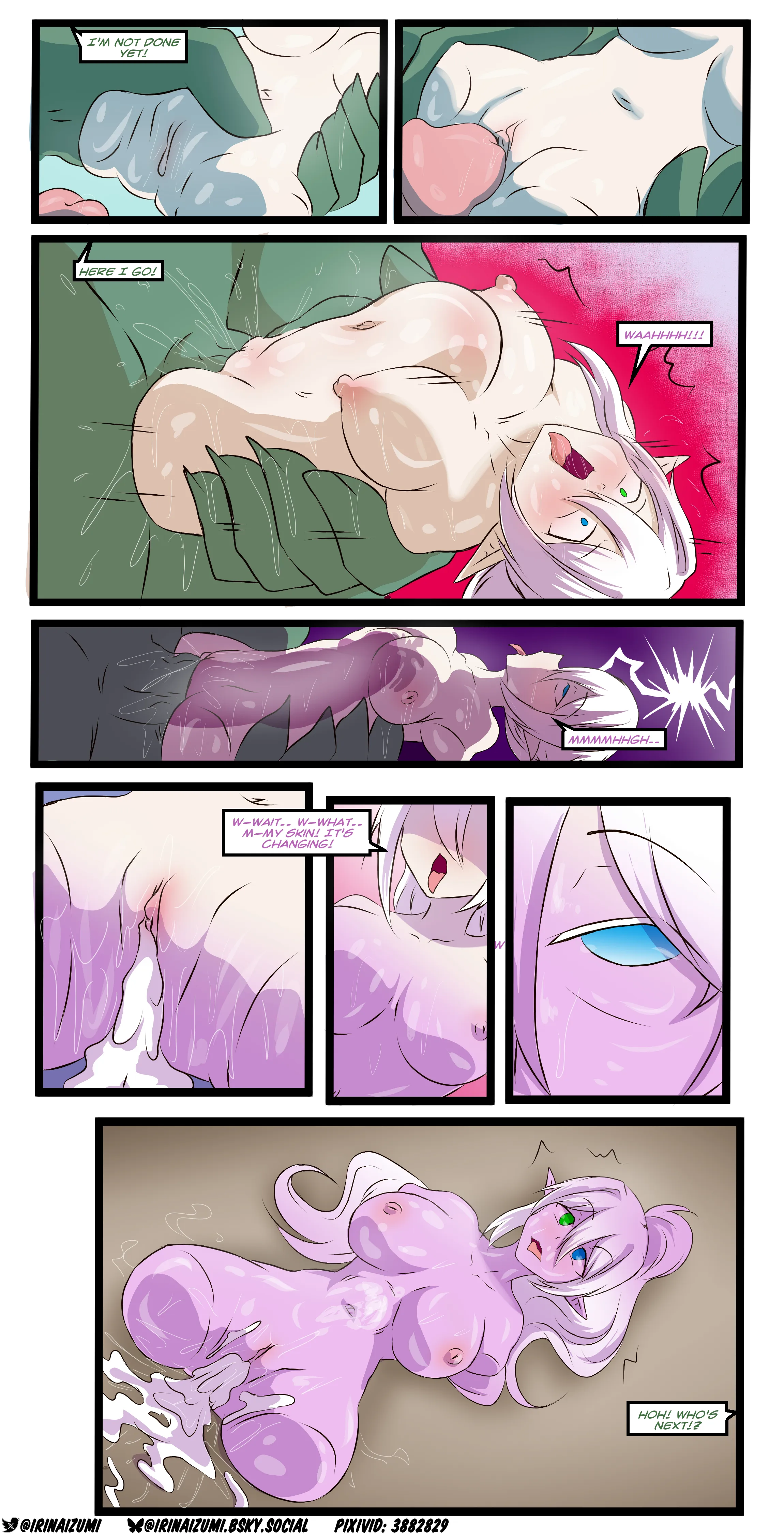 Elf-girl TF'd into onahole