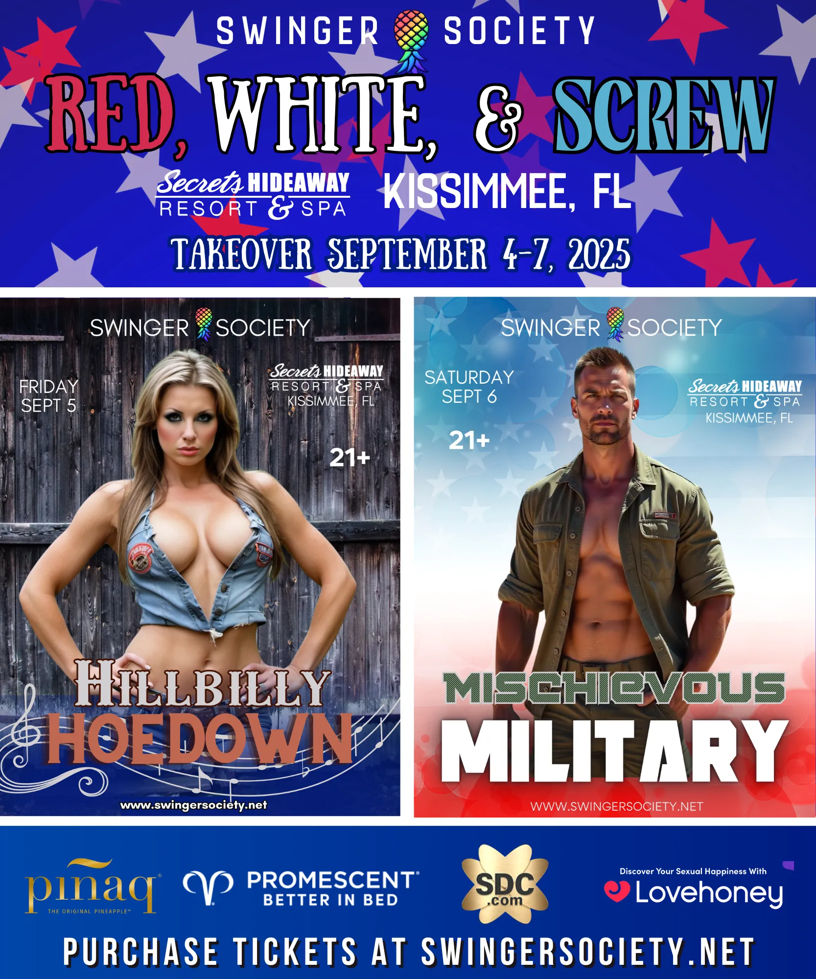 Secrets Hideway Takeover -Less than 20 rooms left!