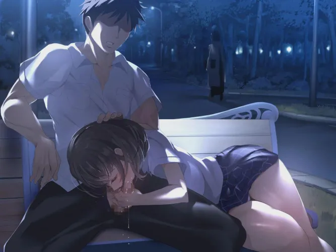 Seguro que después de chuparlo me subirás los puntos que me faltan y me dejaras en mi casa? vigila bien, mi novio podría vernos.