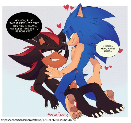 Sonic x Shadow Gay Porn [MM] (@Ssailorsonic)
