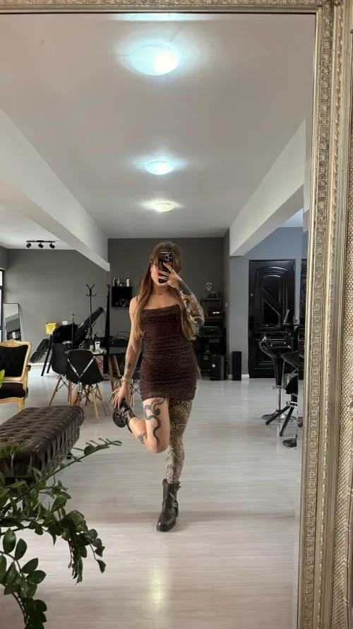 this dress is not the only thing stretched tonight