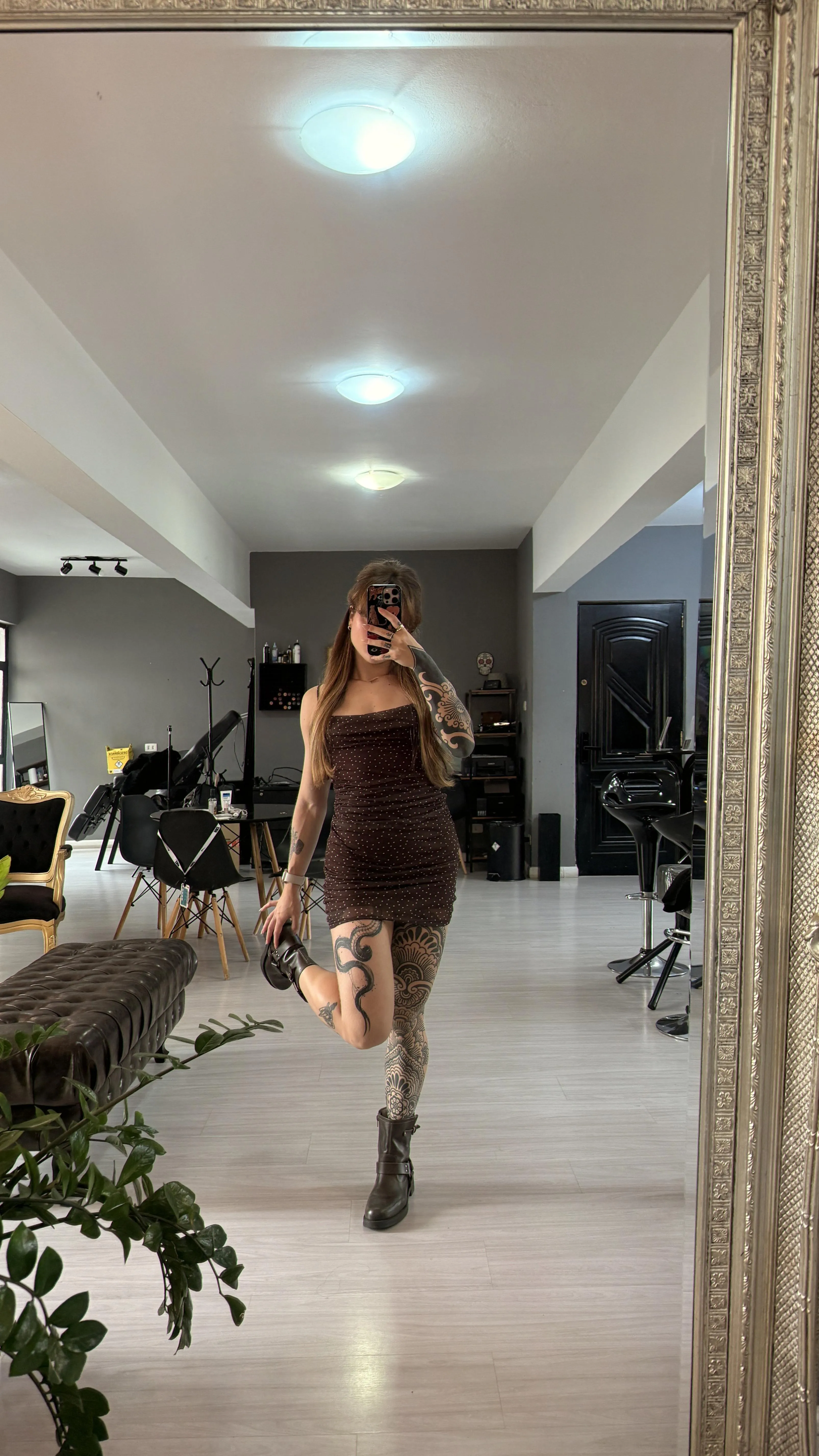 this dress is not the only thing stretched tonight