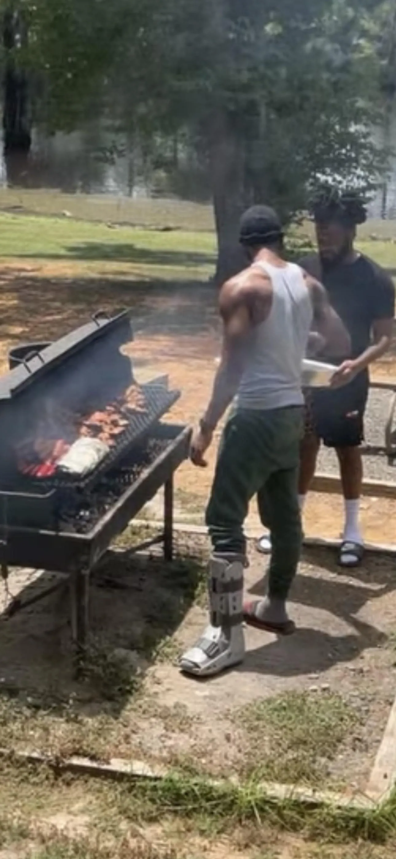 Who going to let me put my meat on the grill??