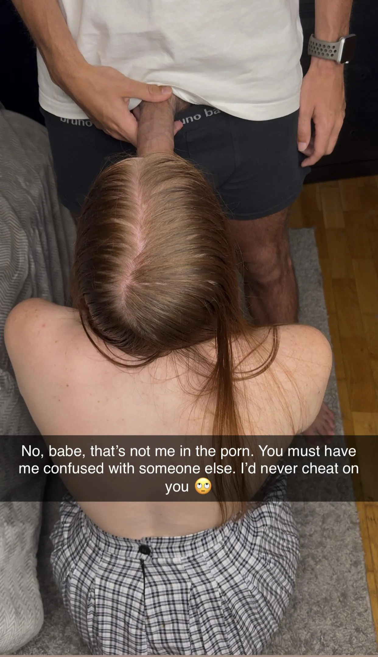 Why is he so suspicious sometimes?😒