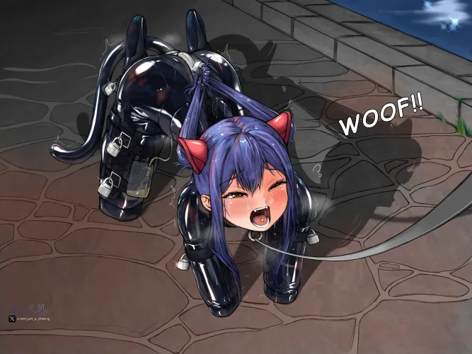 Yo my dog acting weird today