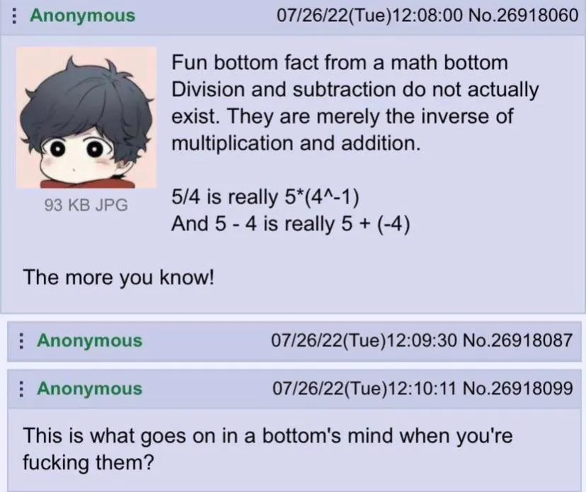 Anons Bottom Mathematics