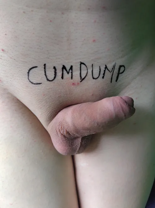 First time writing anything on my body