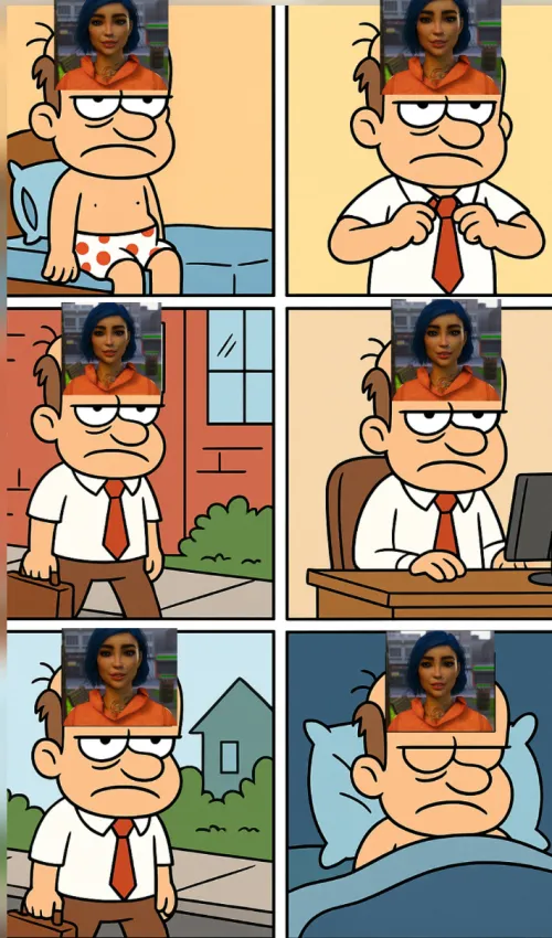 Someone's daily routine...