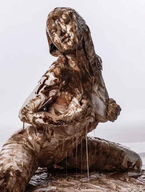 Sticky, sweet, and not sorry about it 🍫😈 (marshmallow and hersheys chocolate)