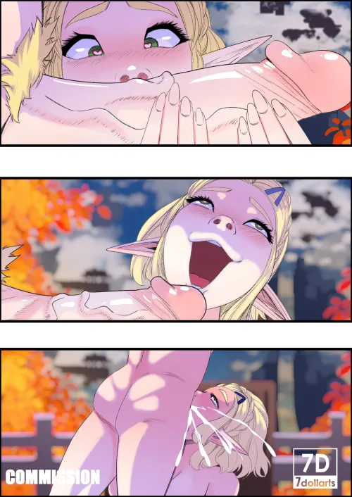 Zelda x Link meme (7Dollarts)