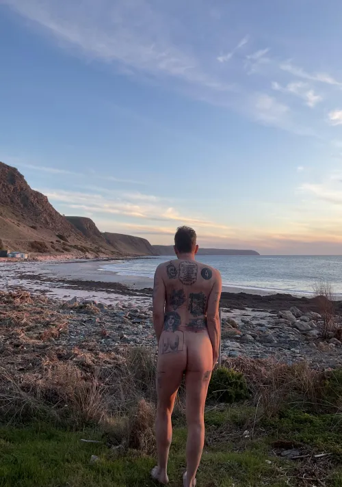 The view to the south