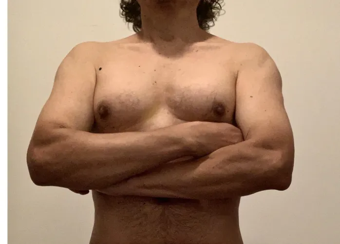 Very sensitive nipples.