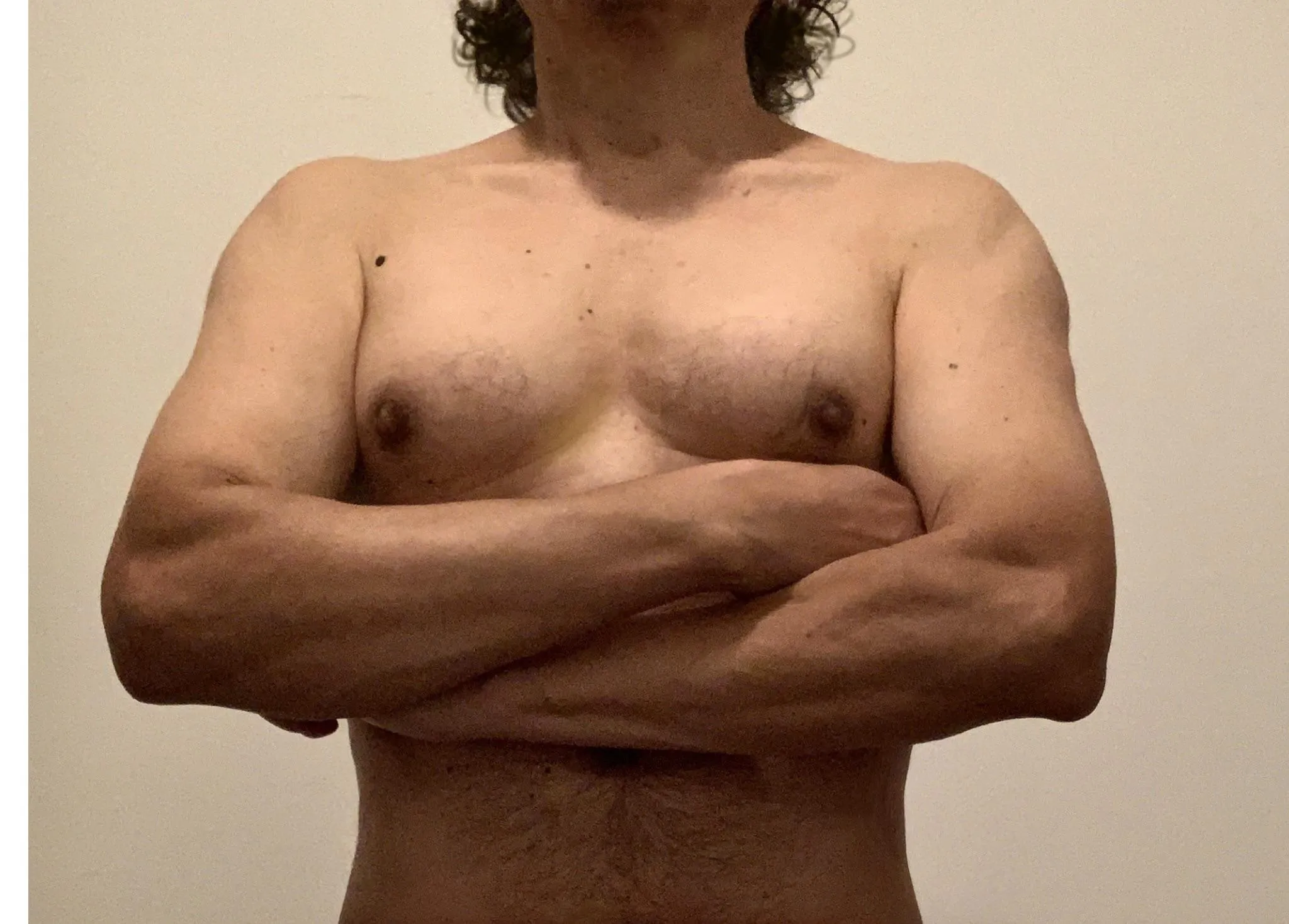 Very sensitive nipples.