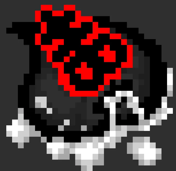 (3rd attempt at posting this) Tainted Heart! Part of a commision I'm doing from discord!