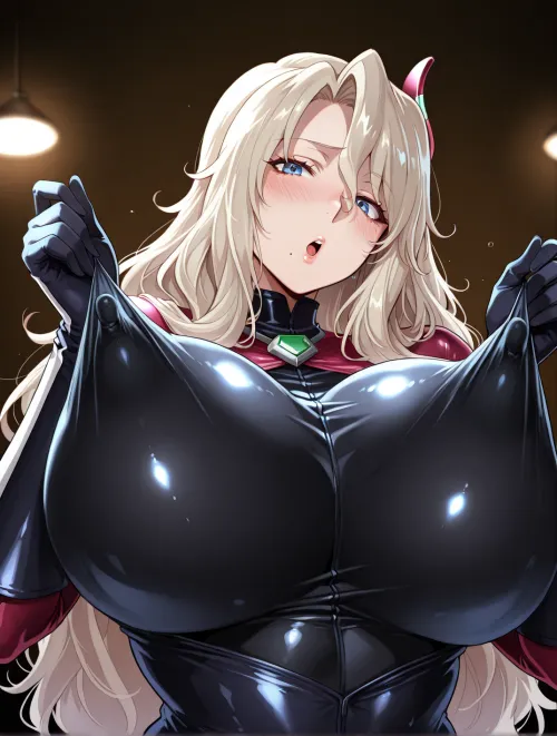 [AI] Elisa Pearlman Streching Bodysuit [kangoku academia] (By EroartAI)