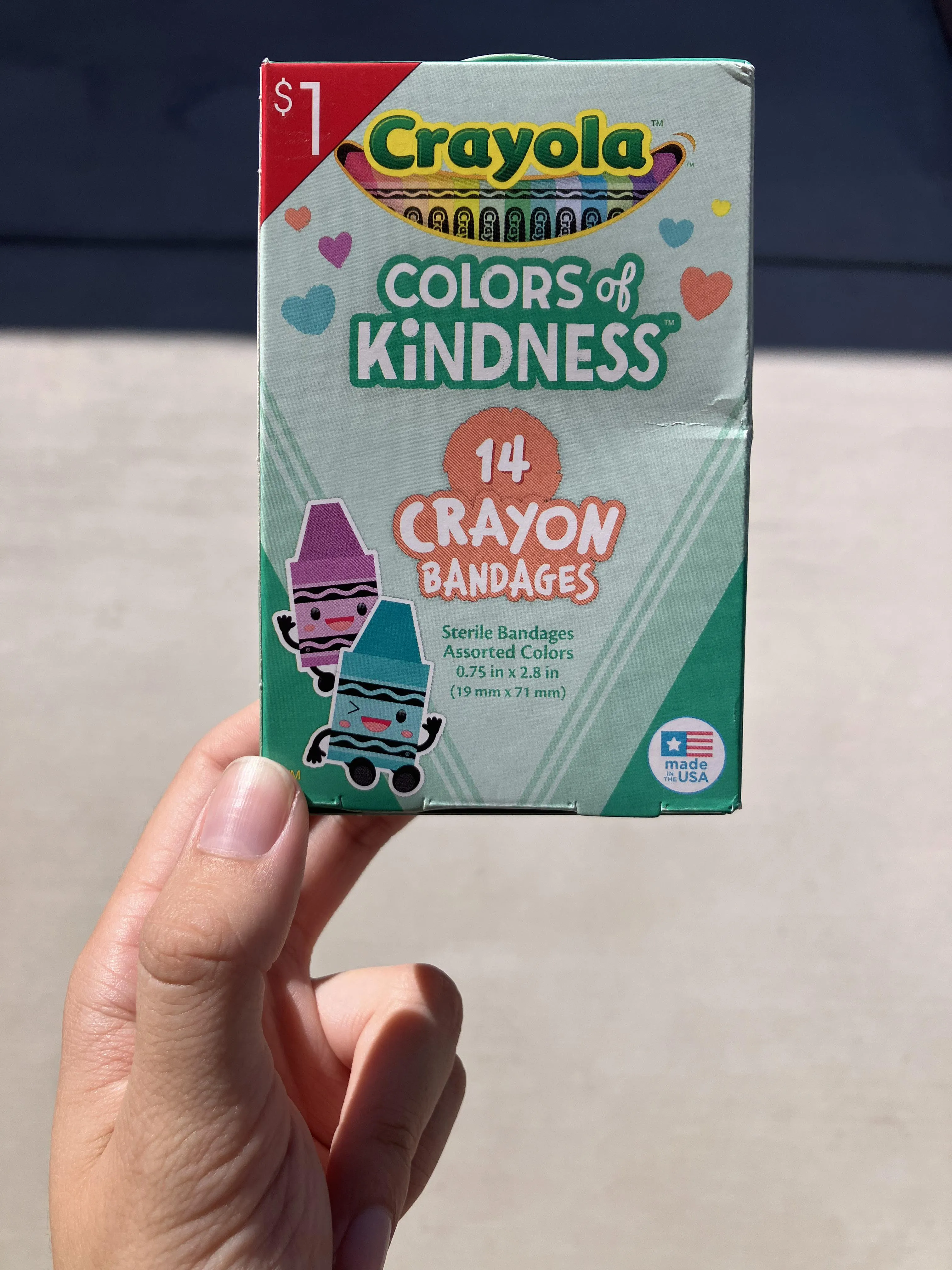 Daddy bought me bandaids for my boo boo 🥹