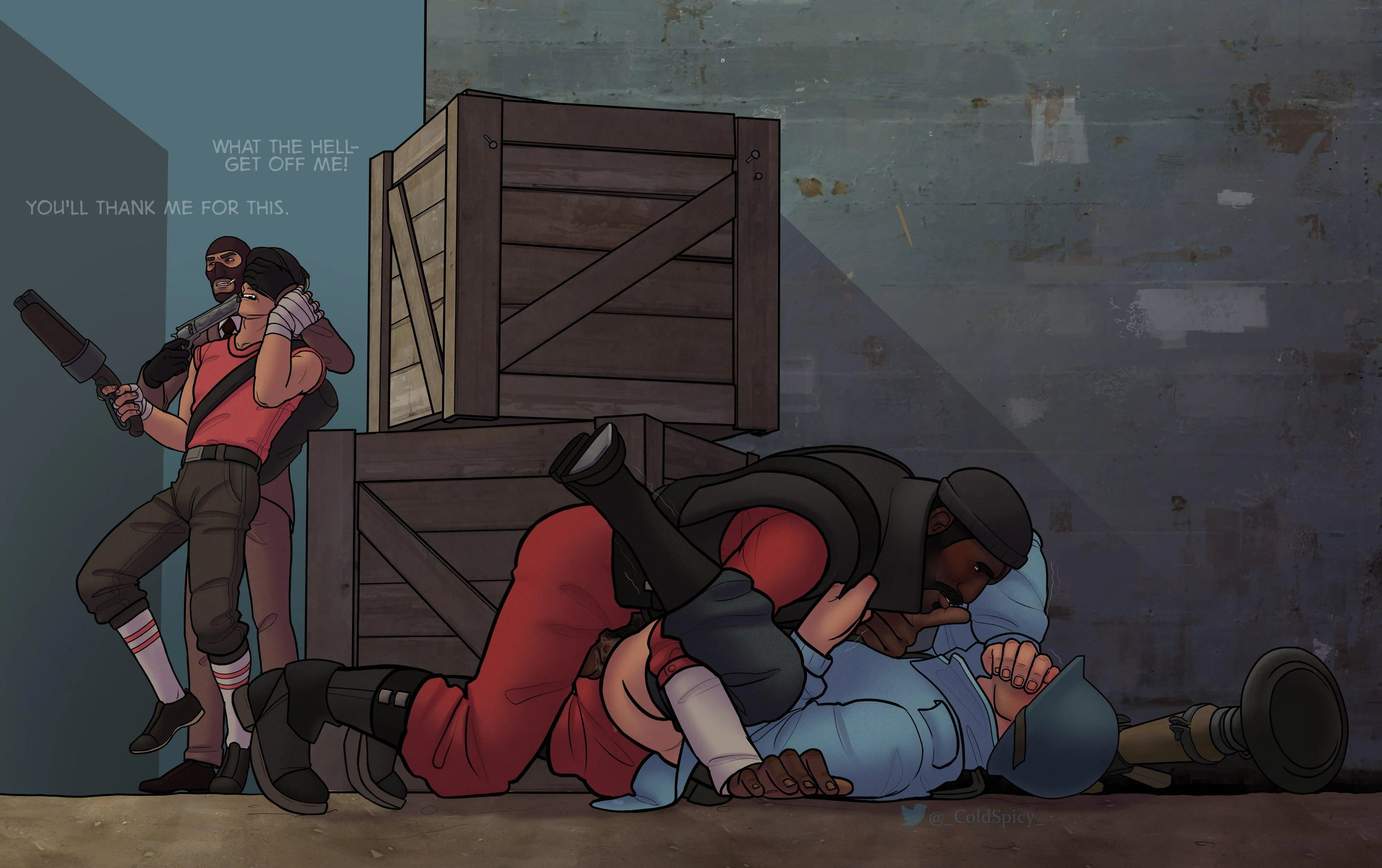 Demo and Soldier by Coldspicy