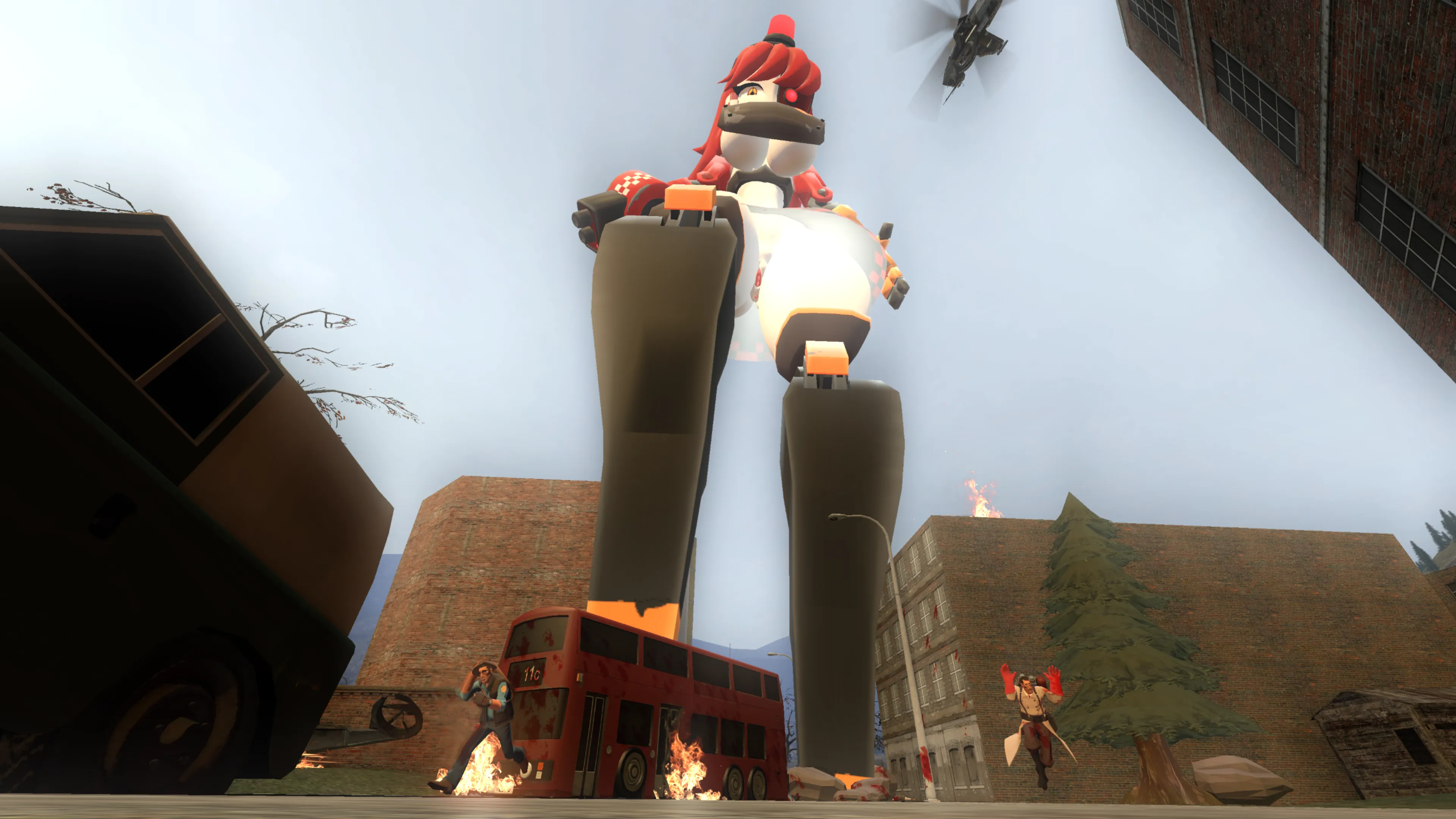 giant mimi sentry (made by me)