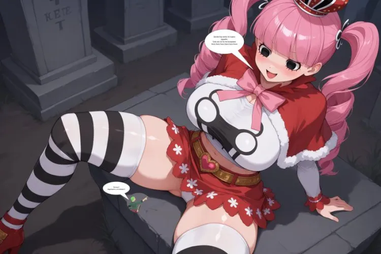 Giant Perona and Zoro!