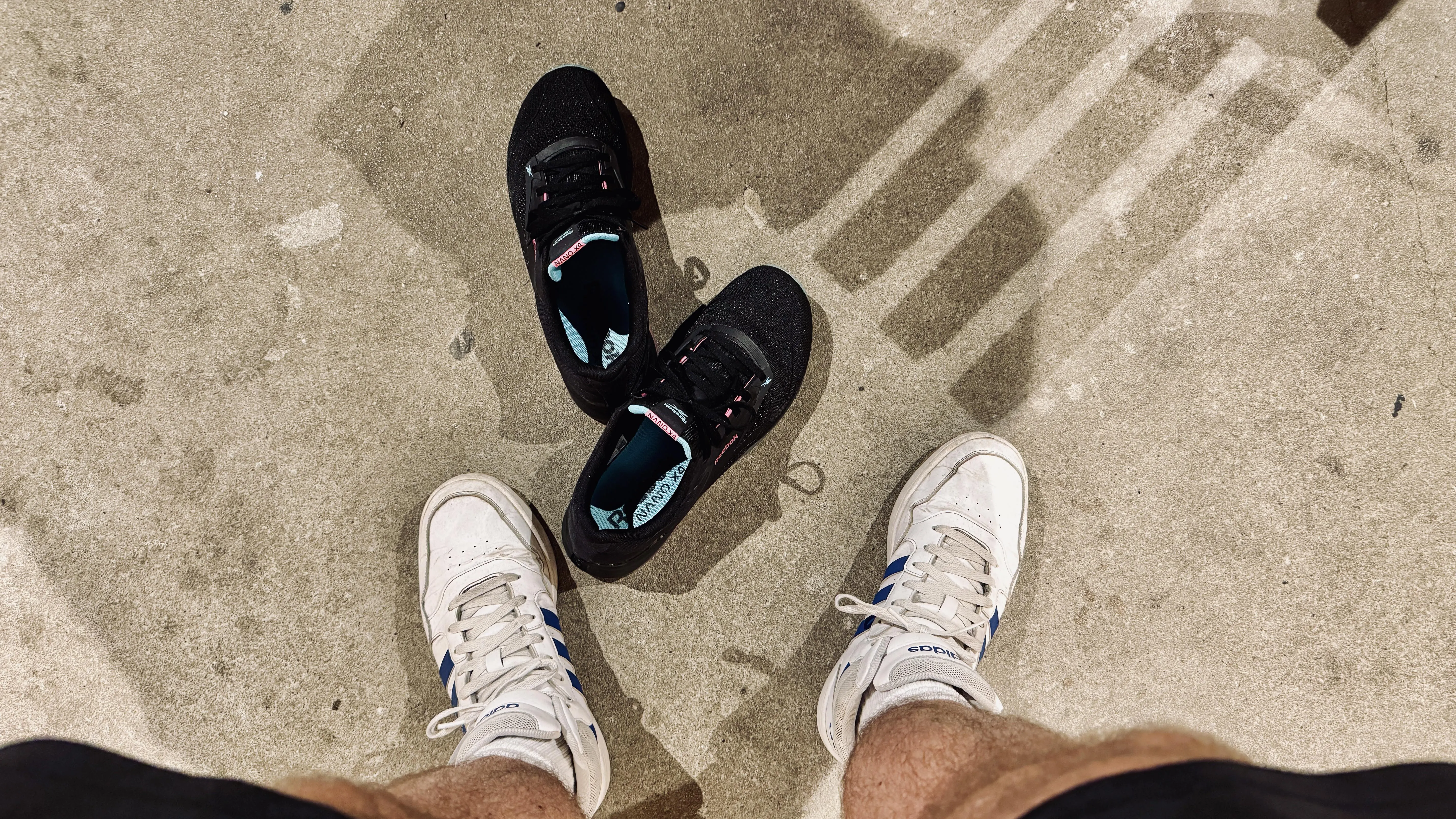 Hard workout done. So sweaty.