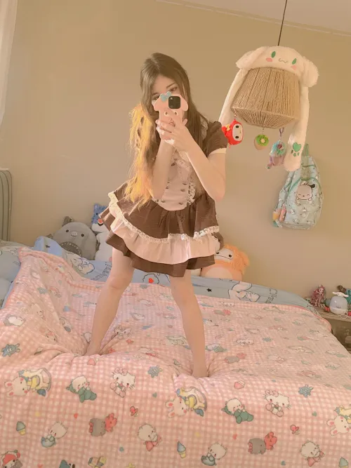 I hope you don't mind to have a cute pale girl in your bed