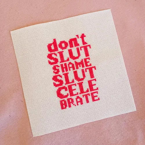 Just finished stitching this small piece :) Thought you guys might enjoy it!