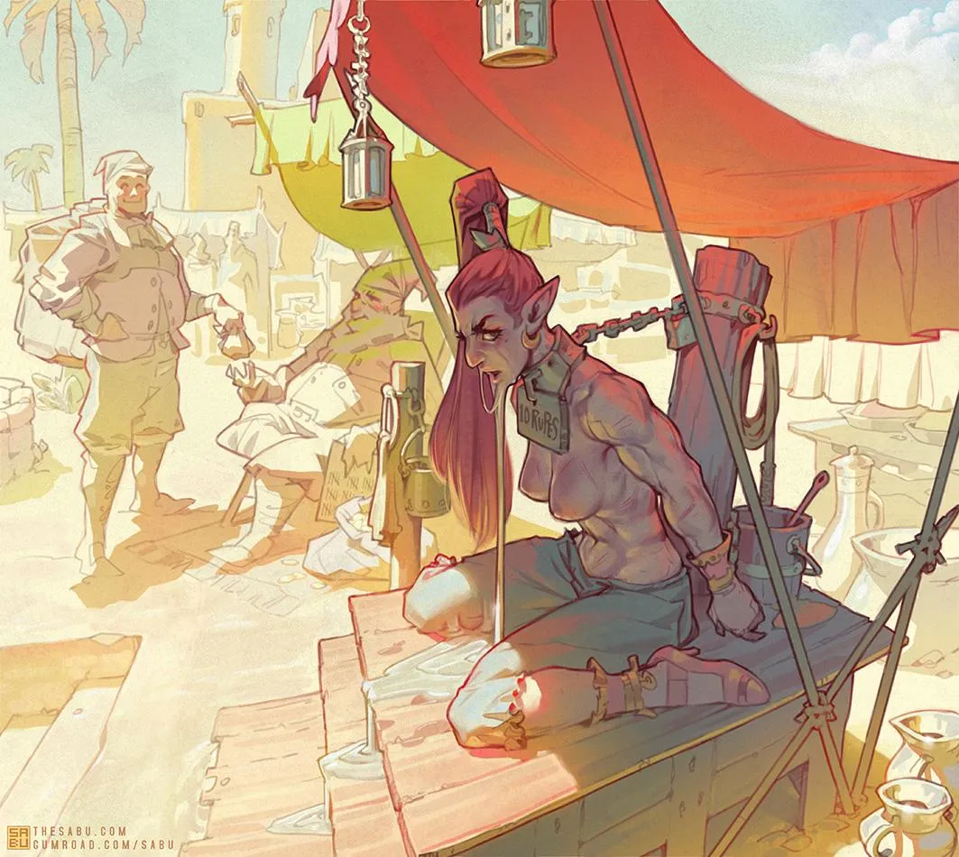 Leashed Gerudo Warrior (The Sabu)