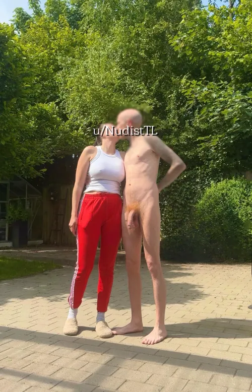 Let us know if your joining us as a clothes female or naked male😘 love from your neighbors 🧡❤️