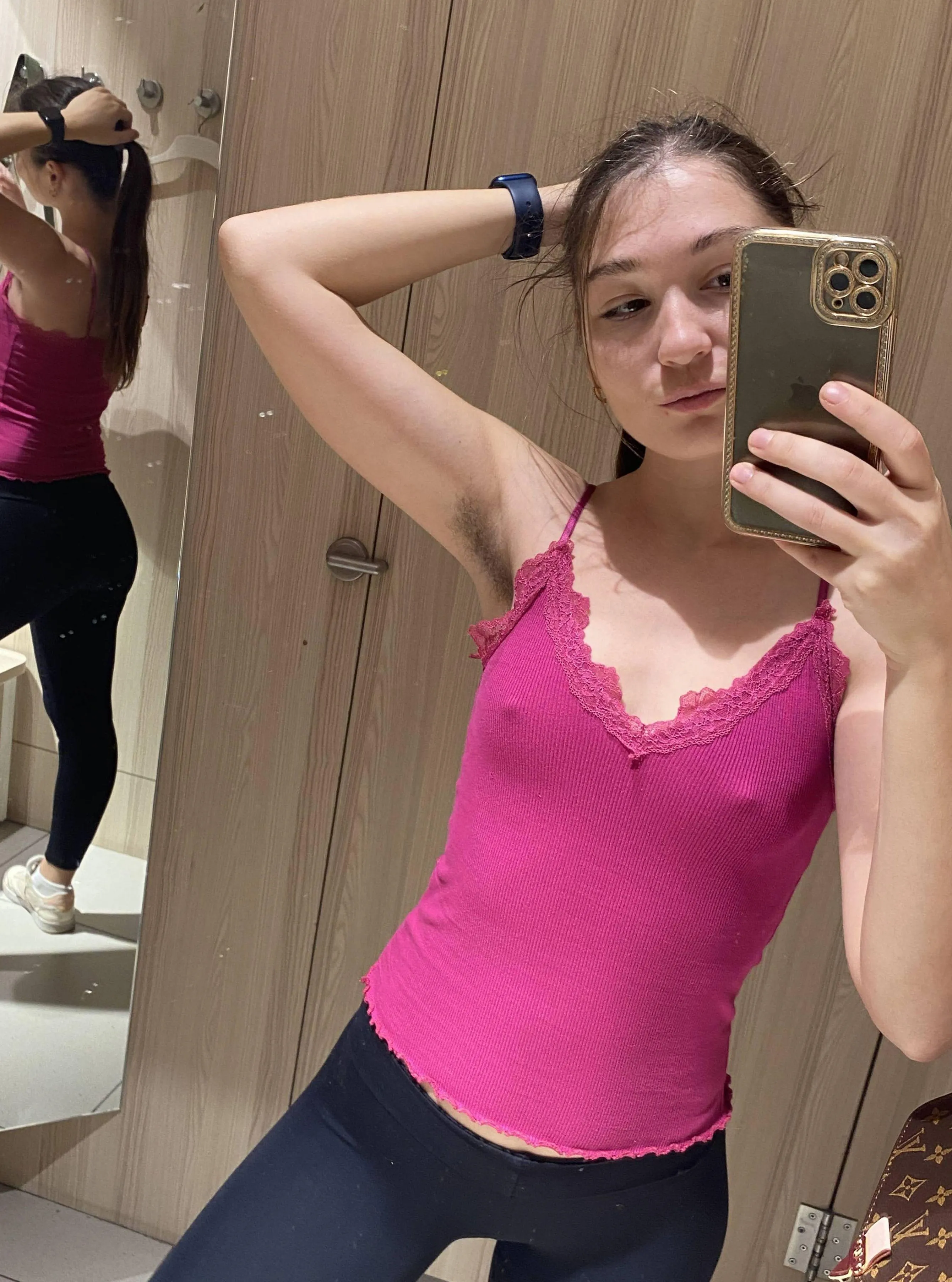 My hairy armpits and cute tits makes me unique and sexy