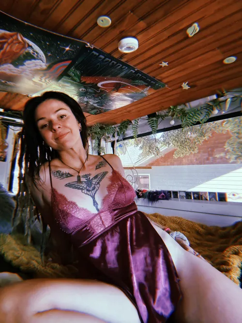 New lingerie try on in the van