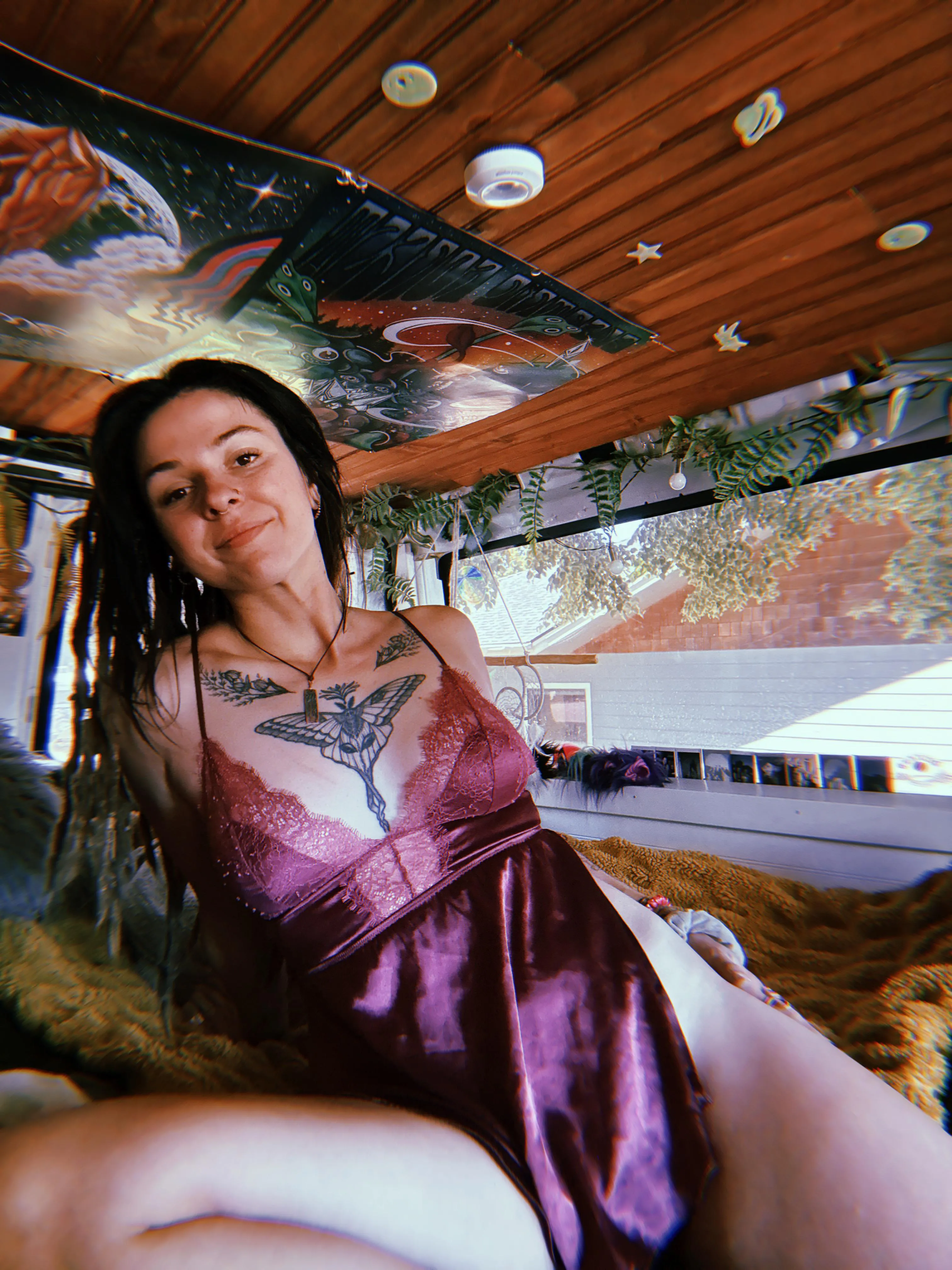 New lingerie try on in the van