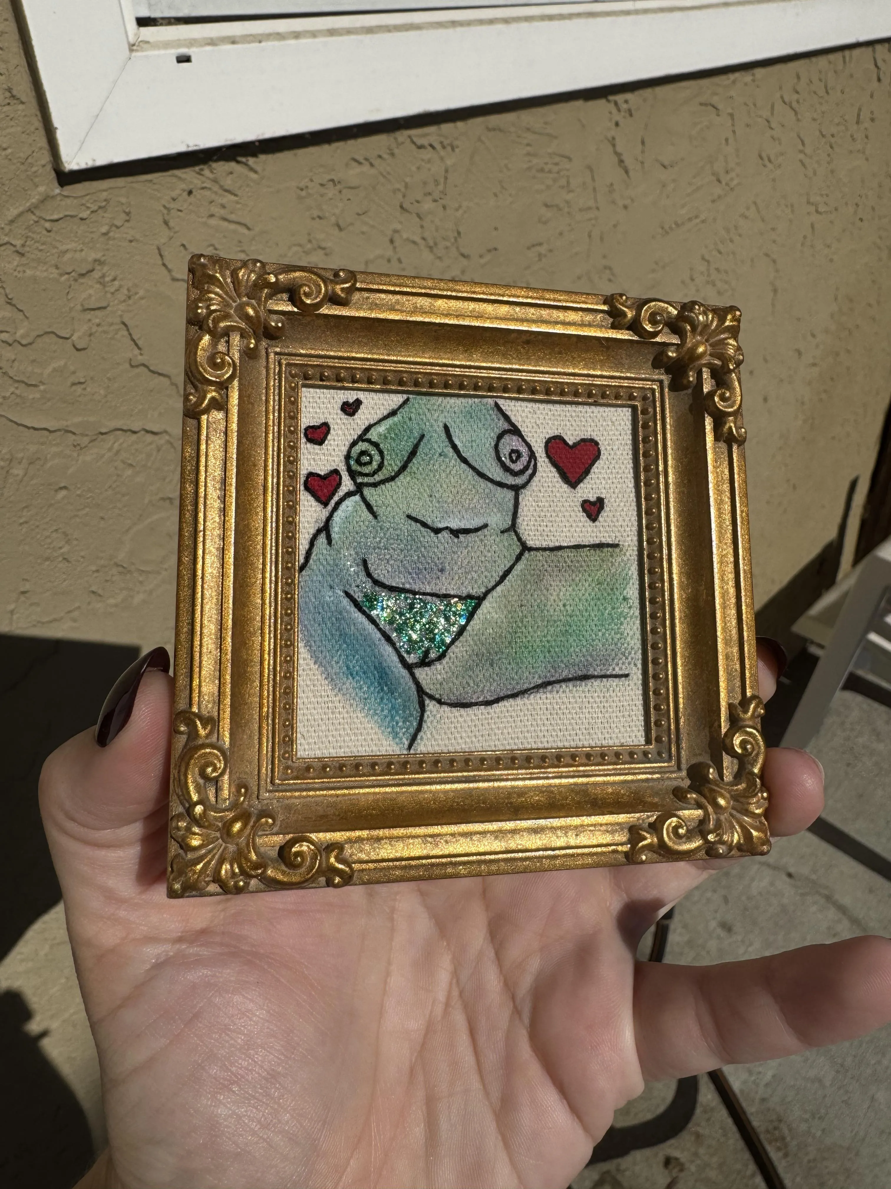 Painting of a mermaid